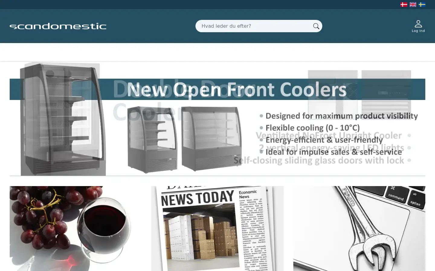 Screenshot of scandomestic.dk