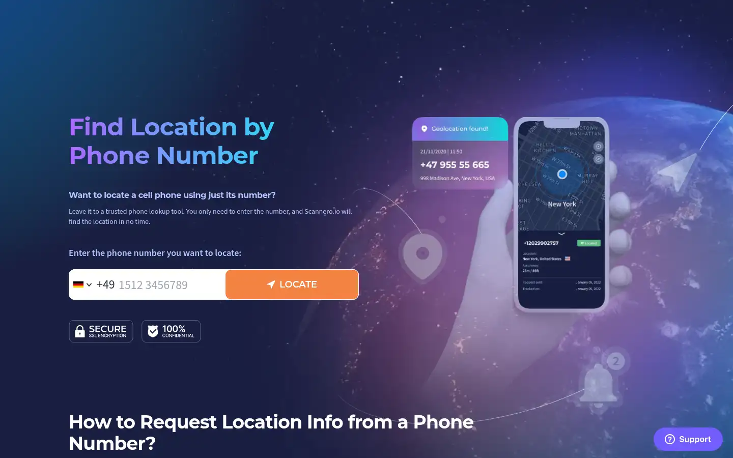 Screenshot of scannero.io