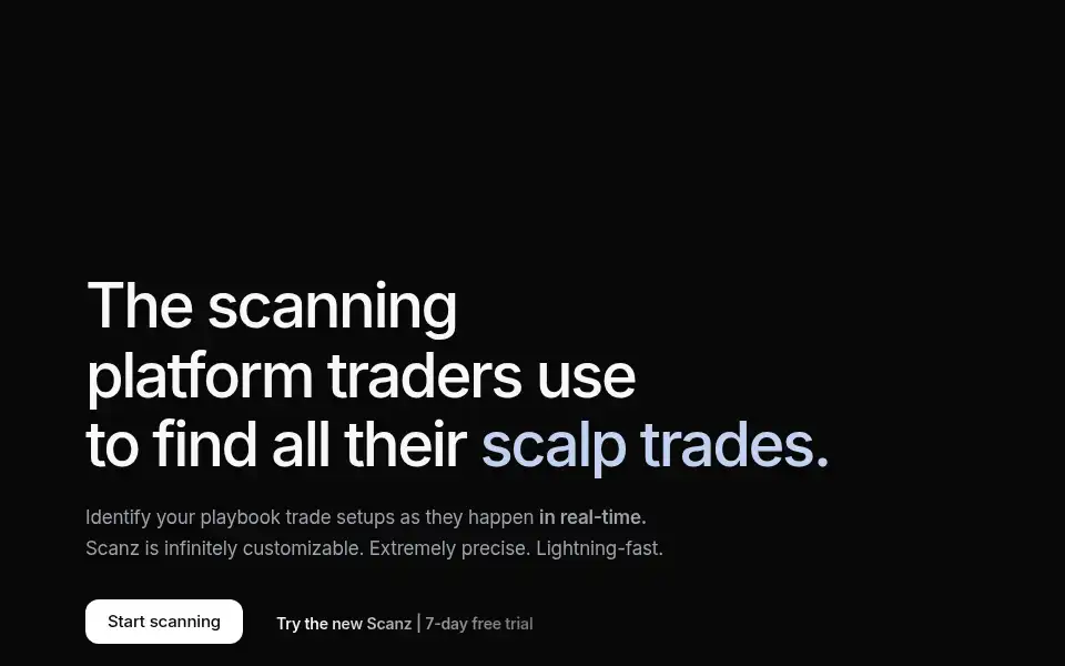 Screenshot of scanz.com