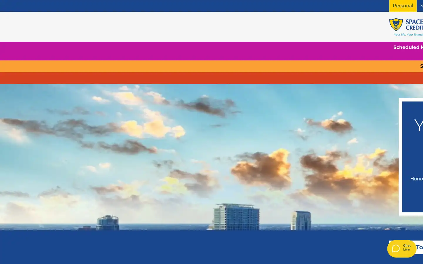 Screenshot of sccu.com