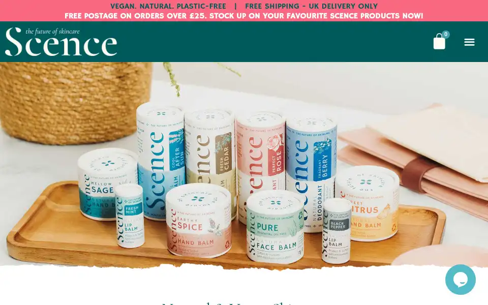 Screenshot of scence.co.uk