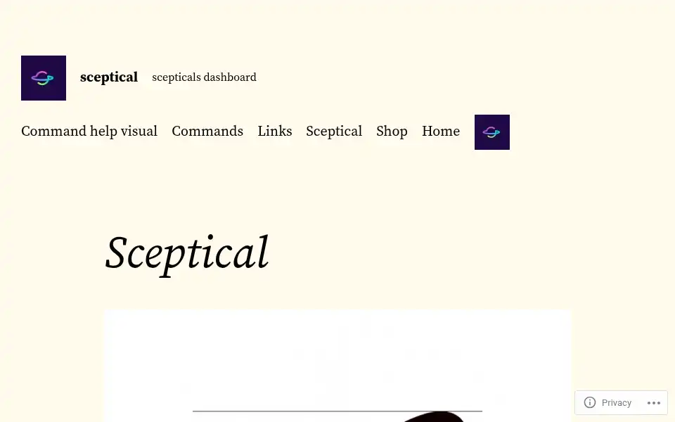 Screenshot of sceptical.home.blog