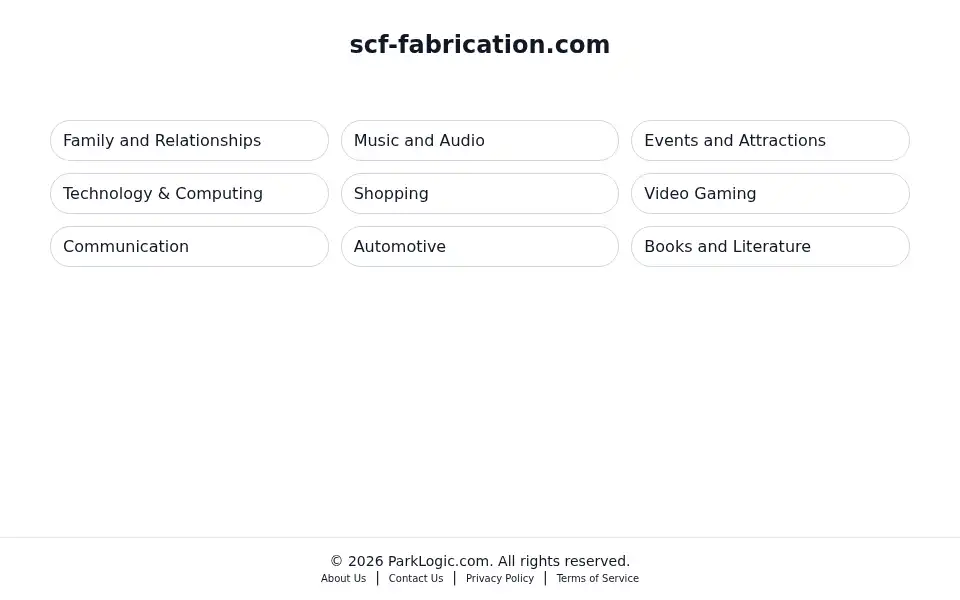 Screenshot of scf-fabrication.com