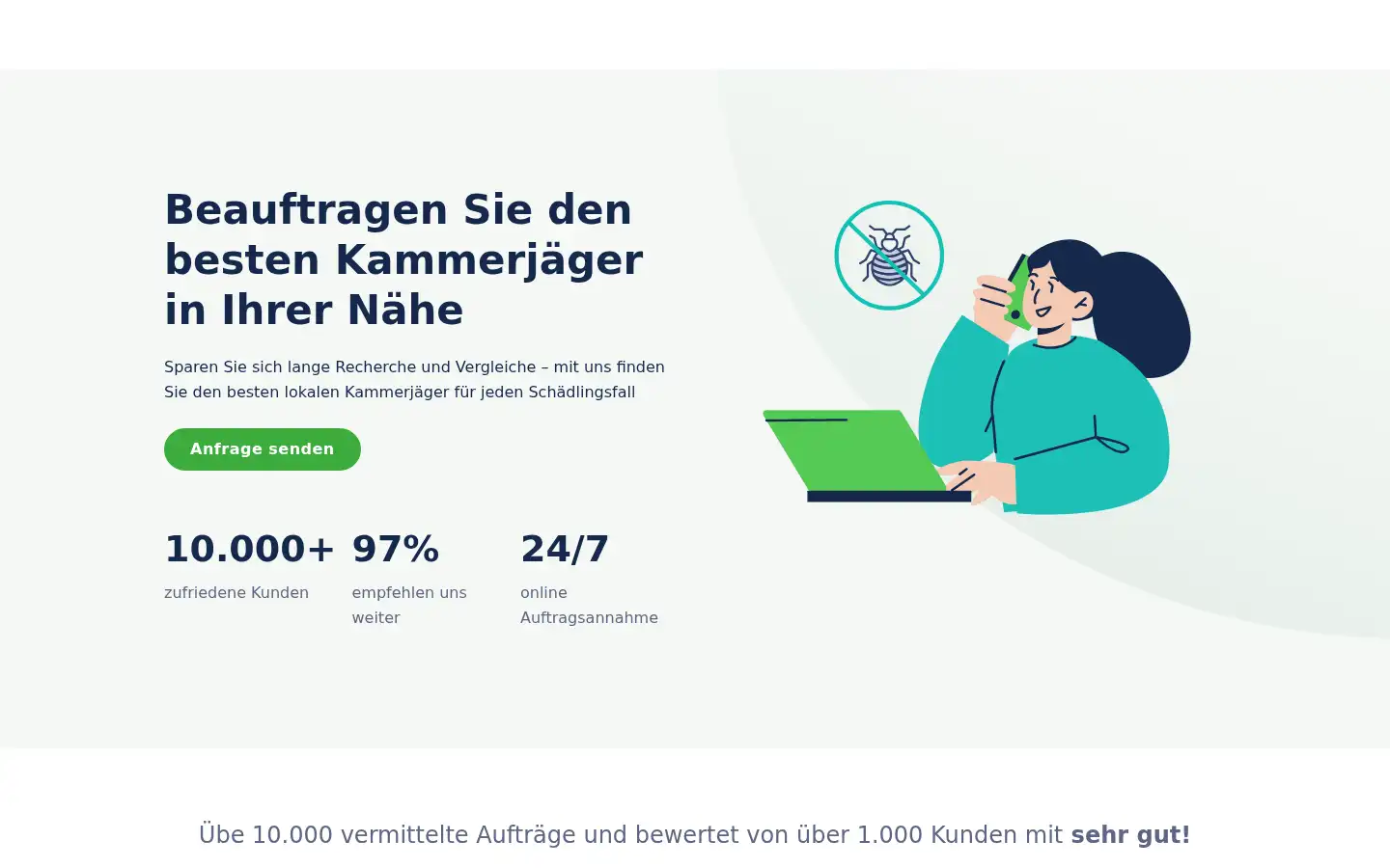 Screenshot of schaedlingshero.de
