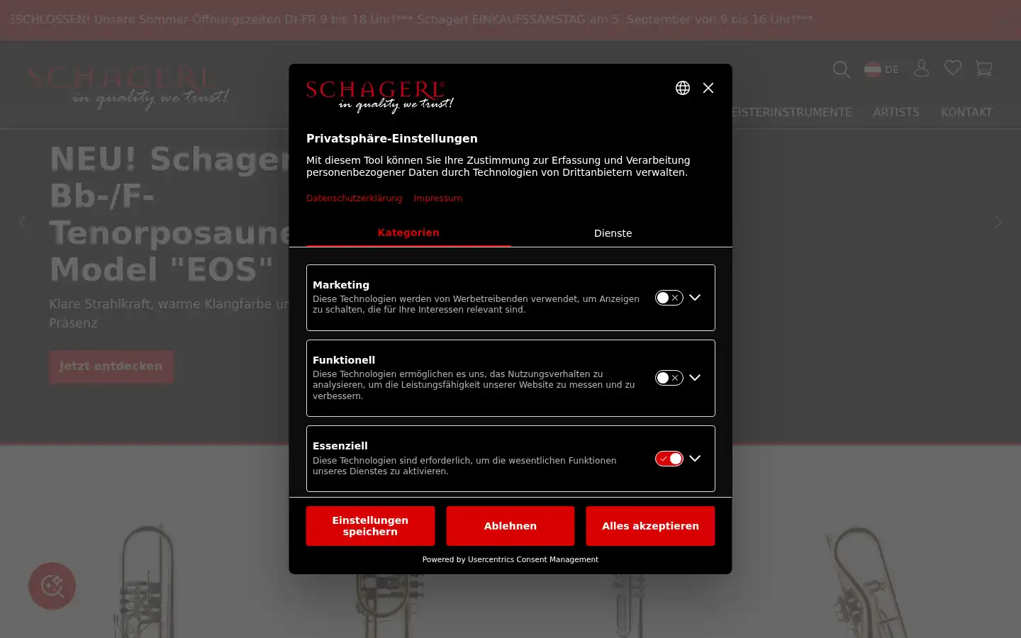 Screenshot of schagerl.at