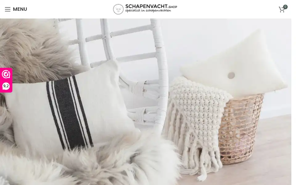 Screenshot of schapenvacht.shop