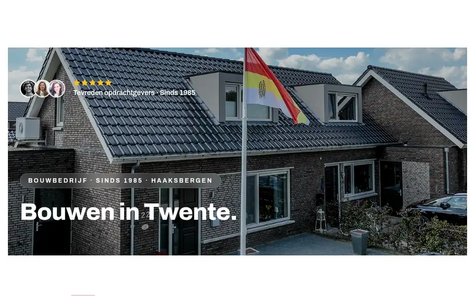 Screenshot of scharenbergbouw.nl