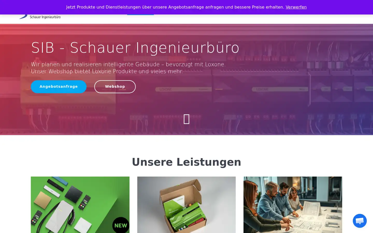 Screenshot of schauer-ib.de