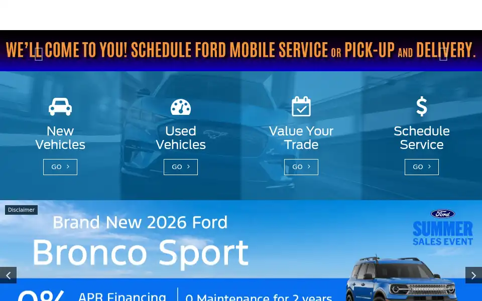 Screenshot of schaumburgford.com