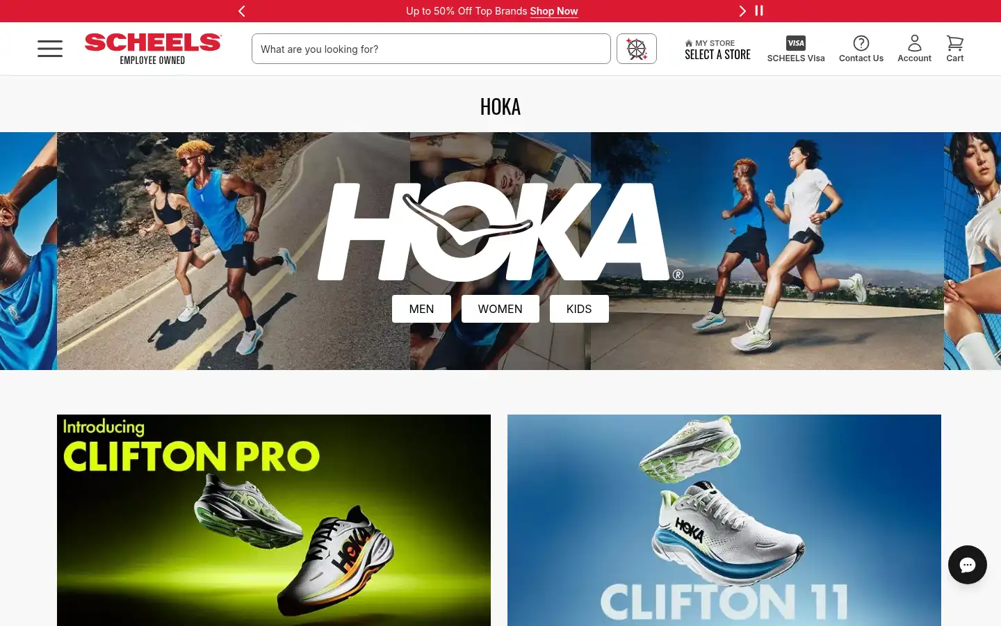 Screenshot of scheels.com