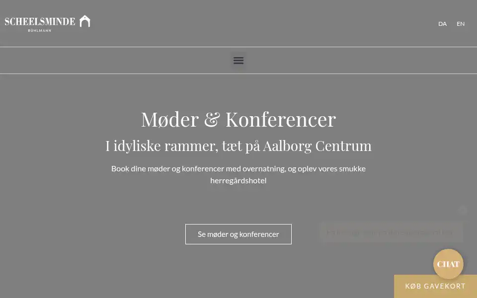 Screenshot of scheelsminde.dk