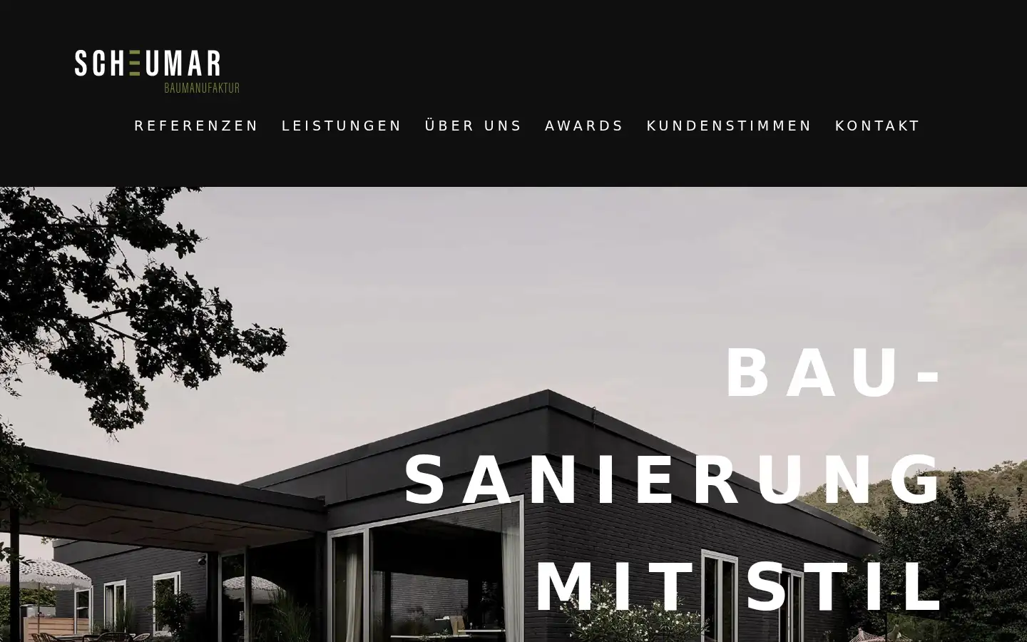 Screenshot of scheumar.de