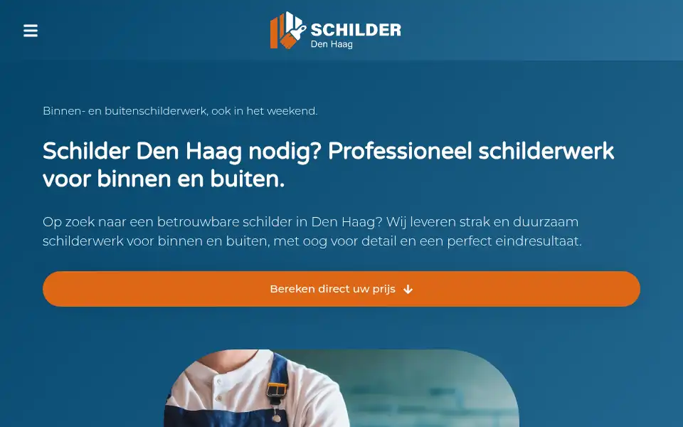 Screenshot of schilderden-haag.nl