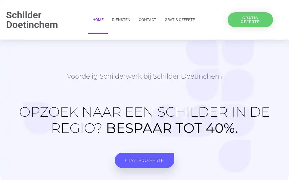 Screenshot of schilderdoetinchem.com