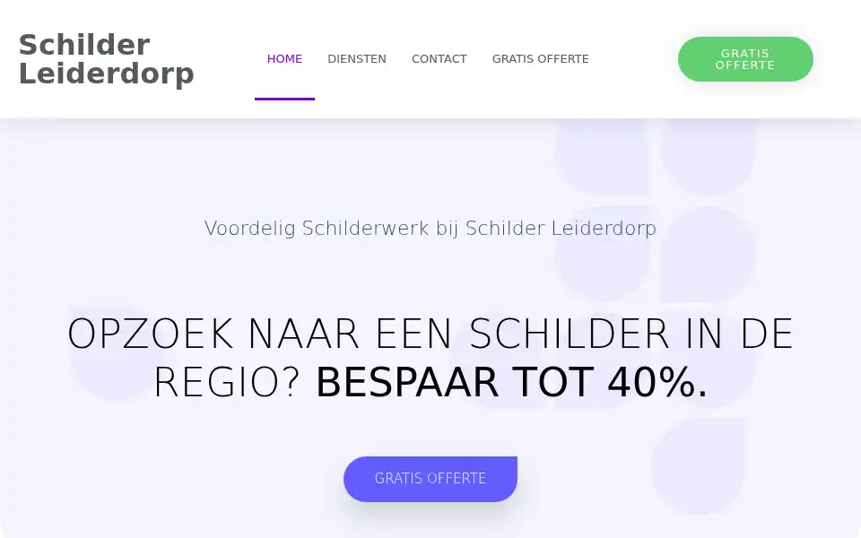 Screenshot of schilderleiderdorp.com