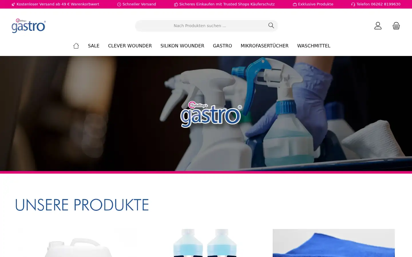 Screenshot of schillings-shop.de