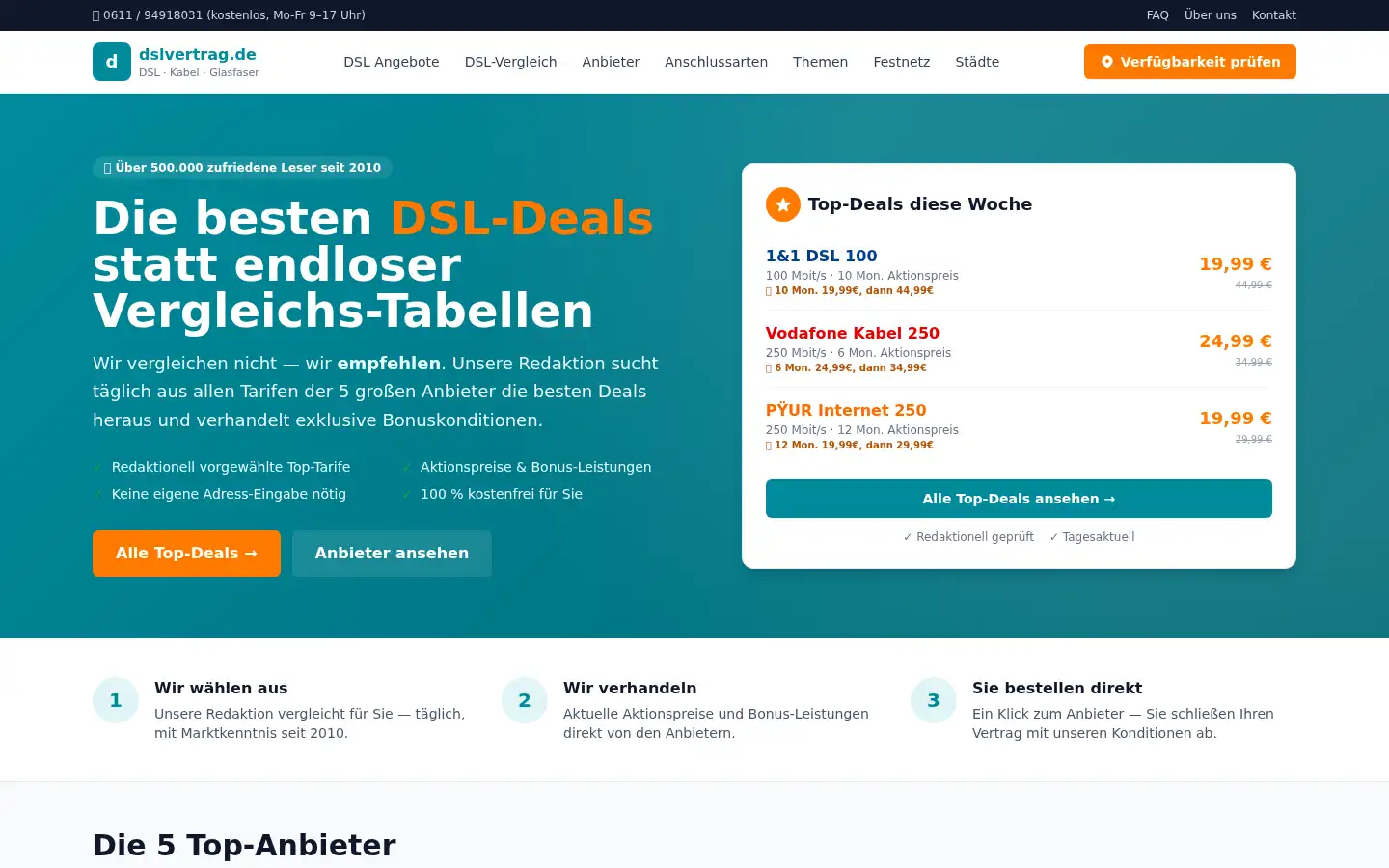 Screenshot of schlaubi.de