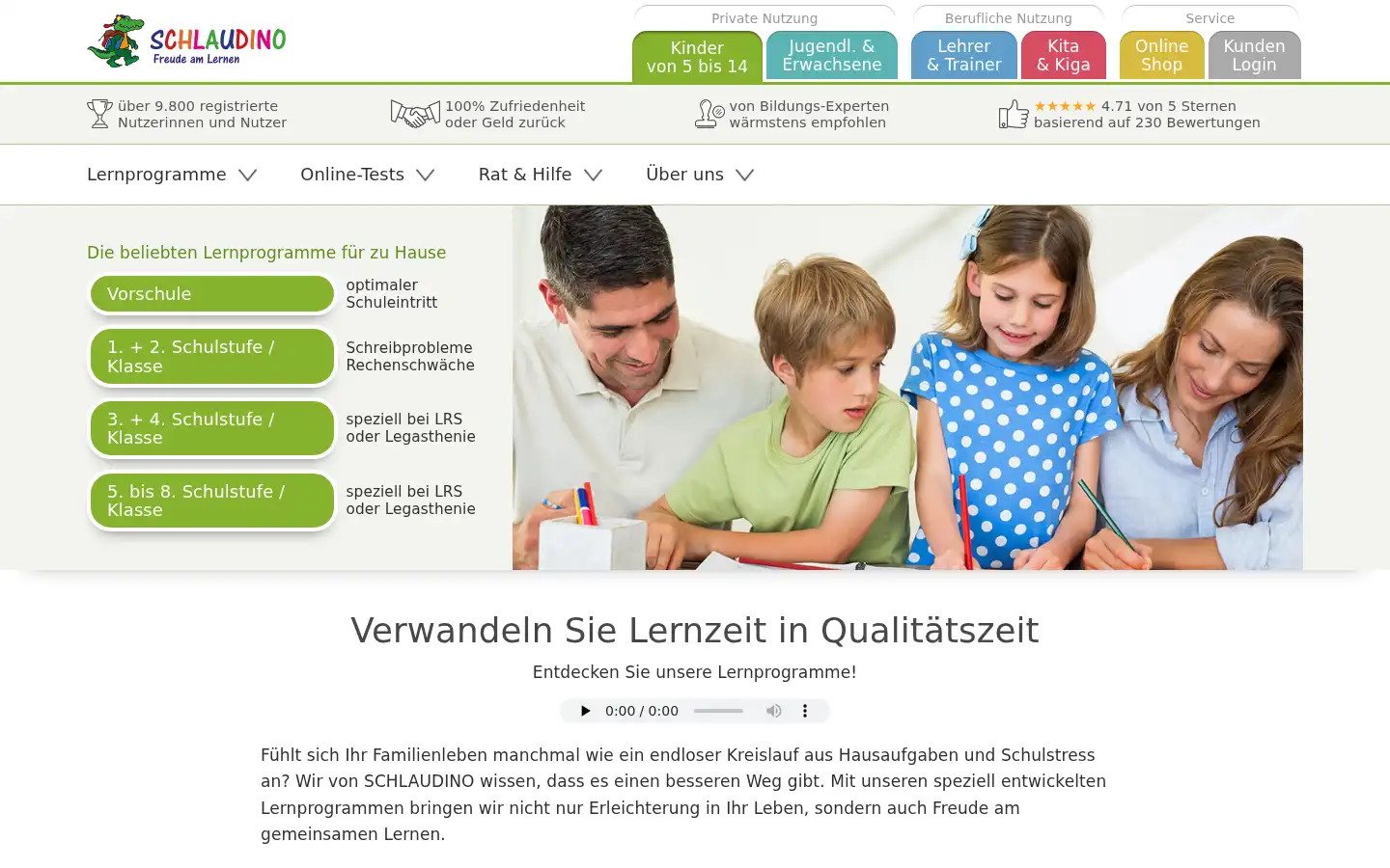 Screenshot of schlaudino.com