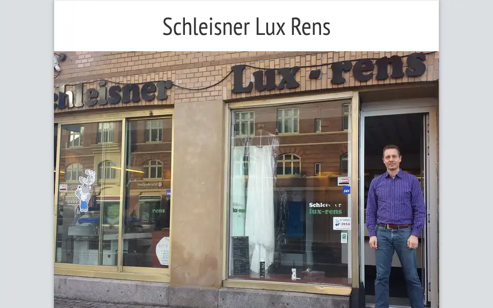 Screenshot of schleisnerlux-rens.dk
