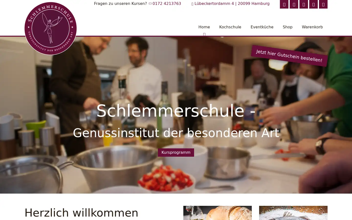 Screenshot of schlemmerschule.de