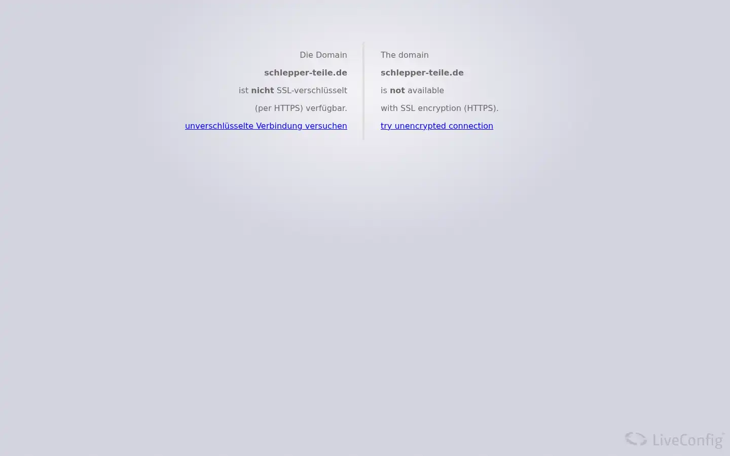 Screenshot of schlepper-teile.de