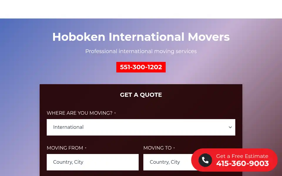 Screenshot of schmidtmovers.com