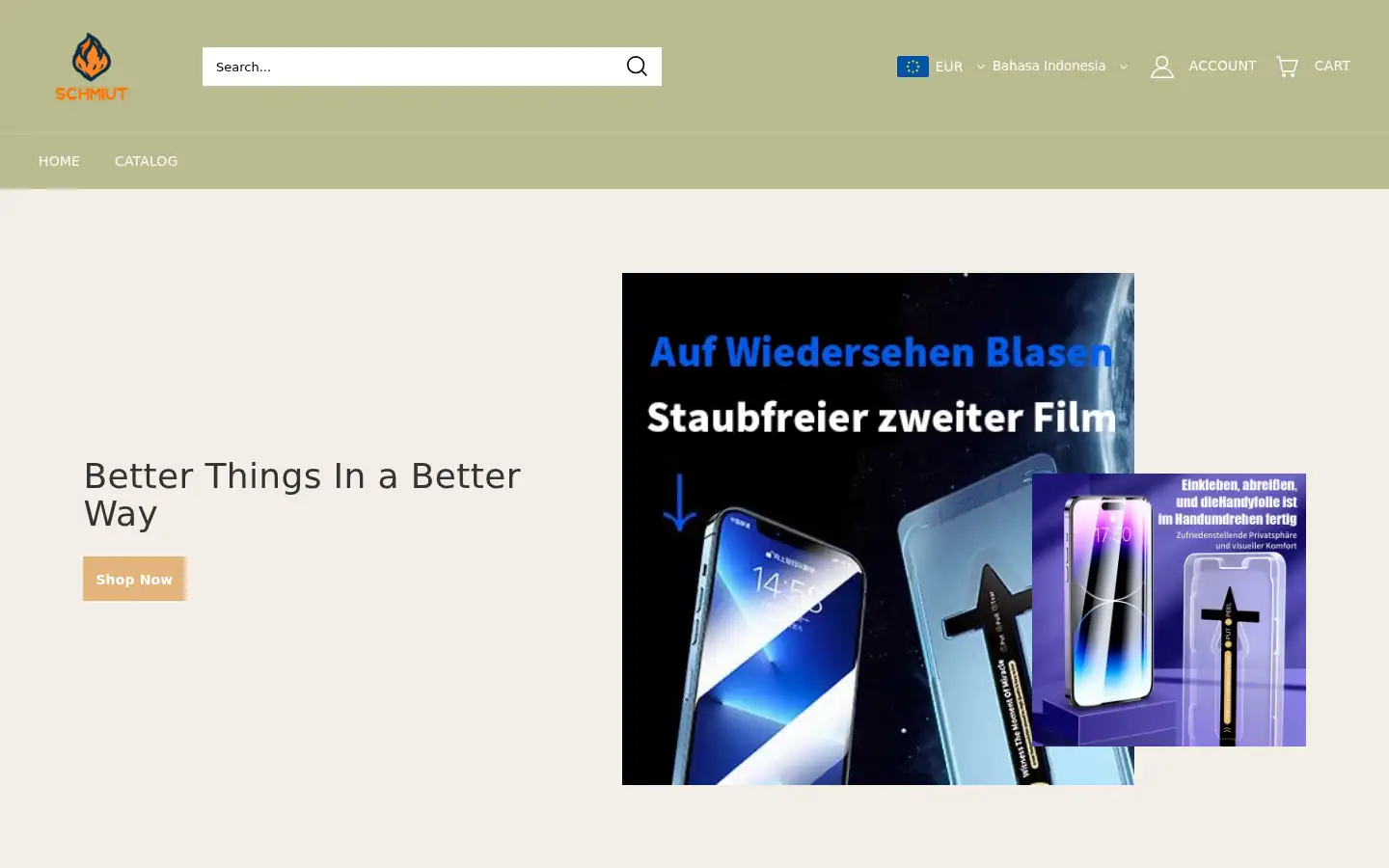 Screenshot of schmiut.com