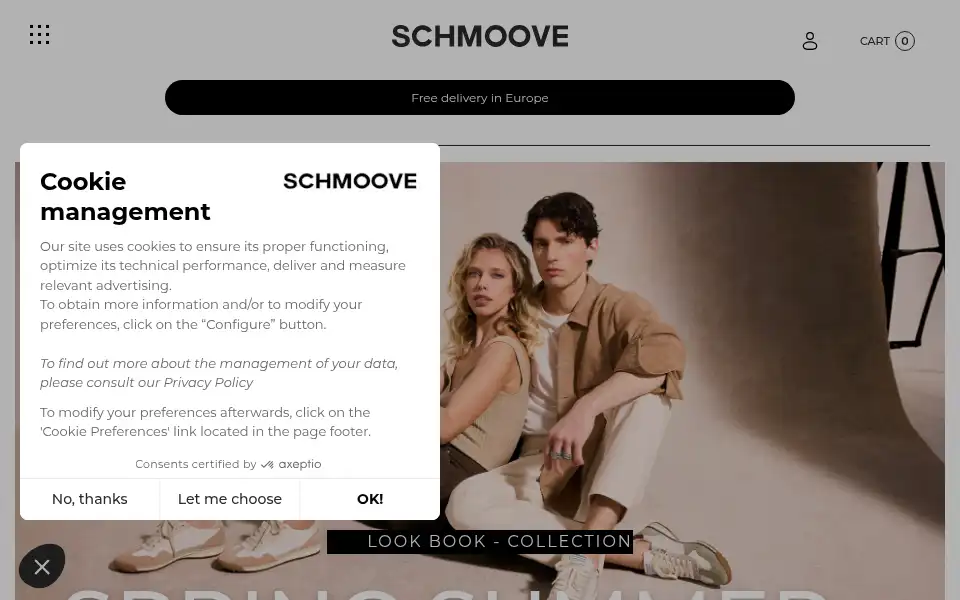 Screenshot of schmoove.fr