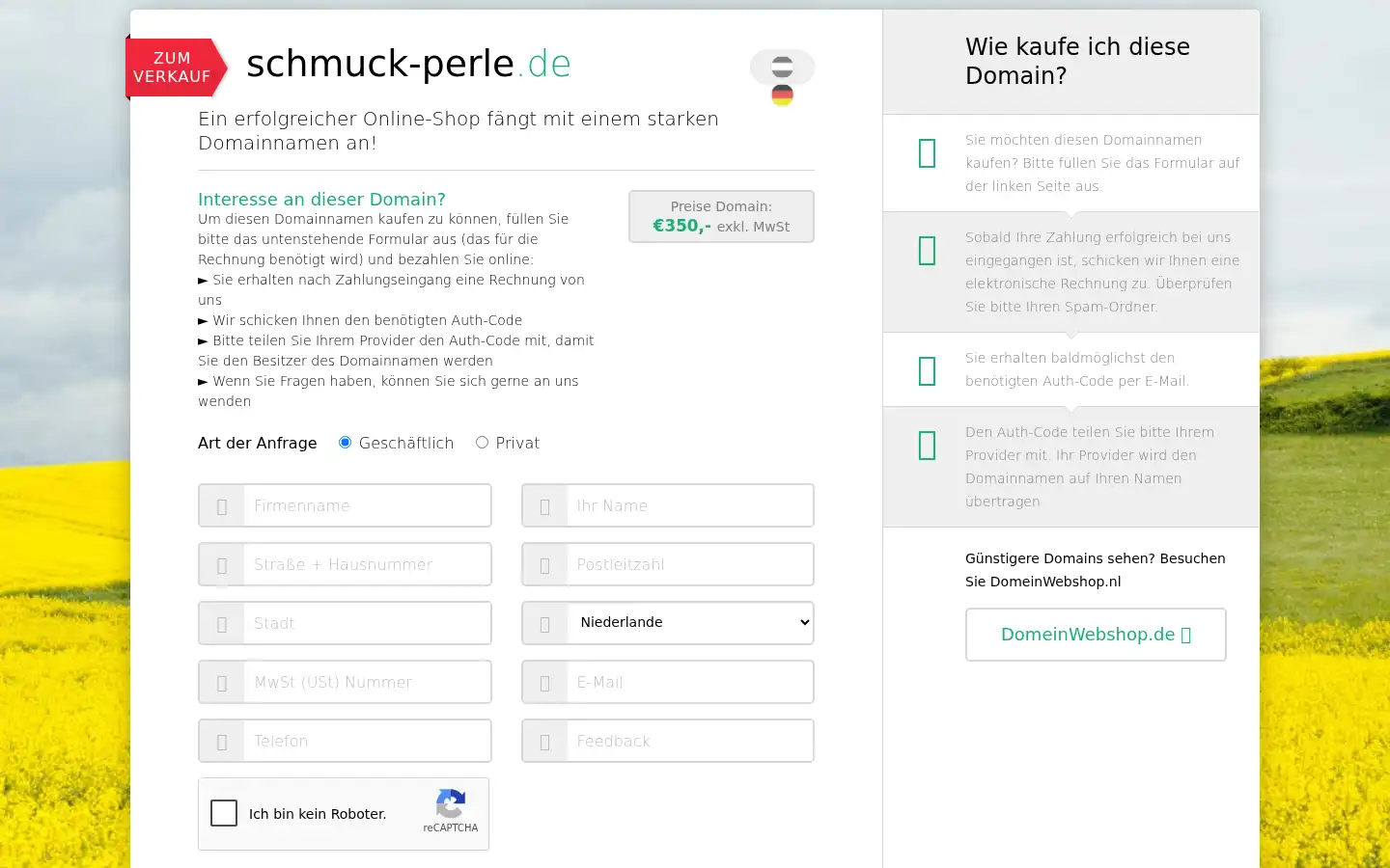 Screenshot of schmuck-perle.de