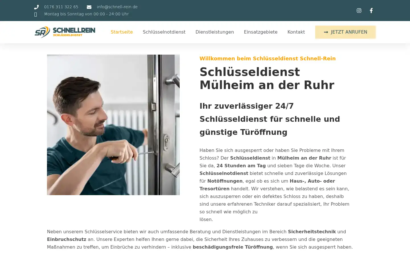 Screenshot of schnell-rein.de