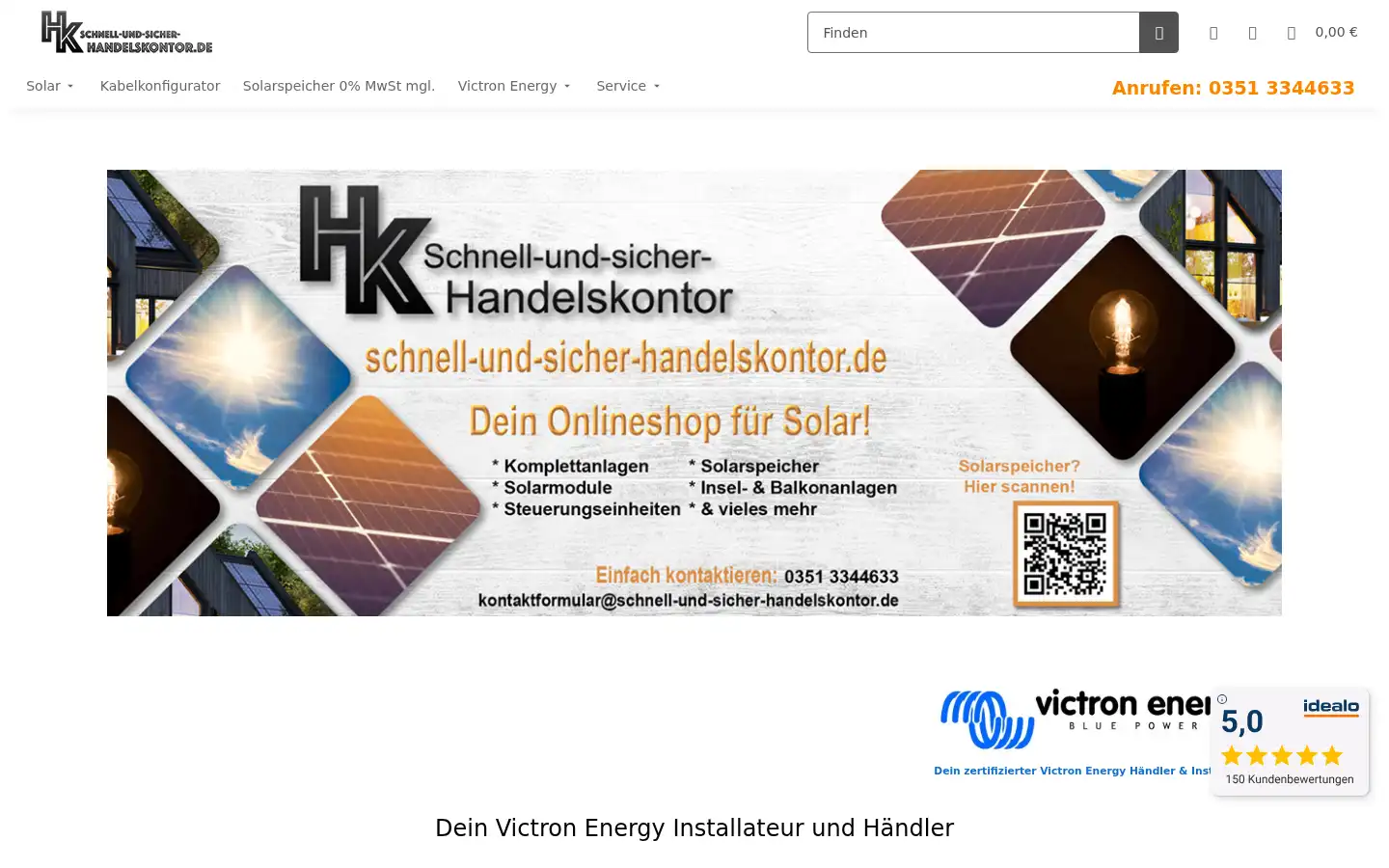 Screenshot of schnell-und-sicher-handelskontor.de