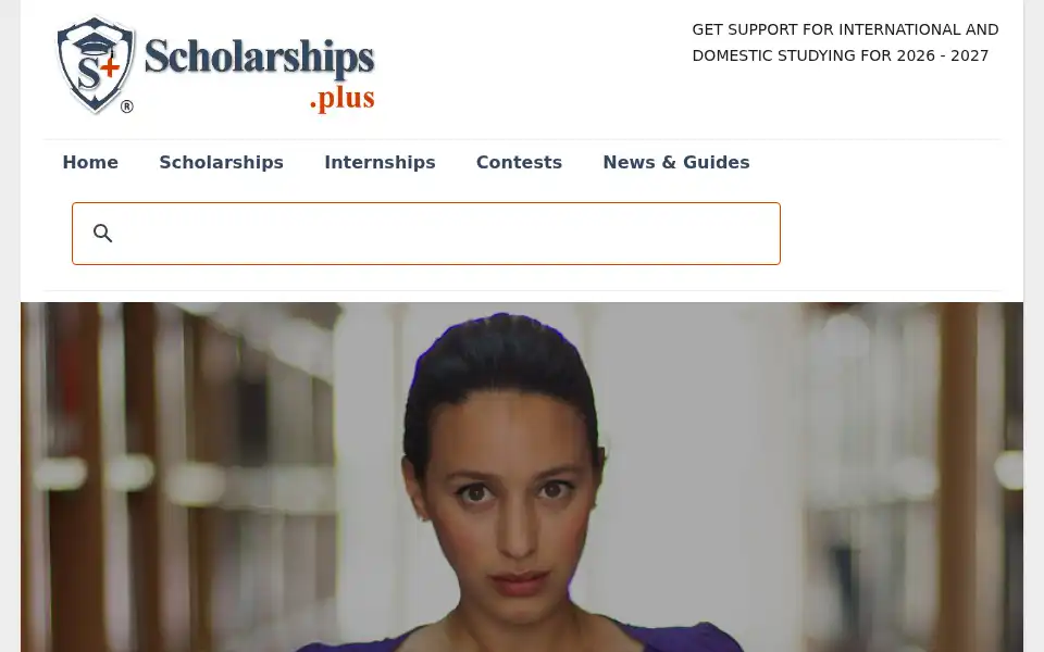 Screenshot of scholarships.plus