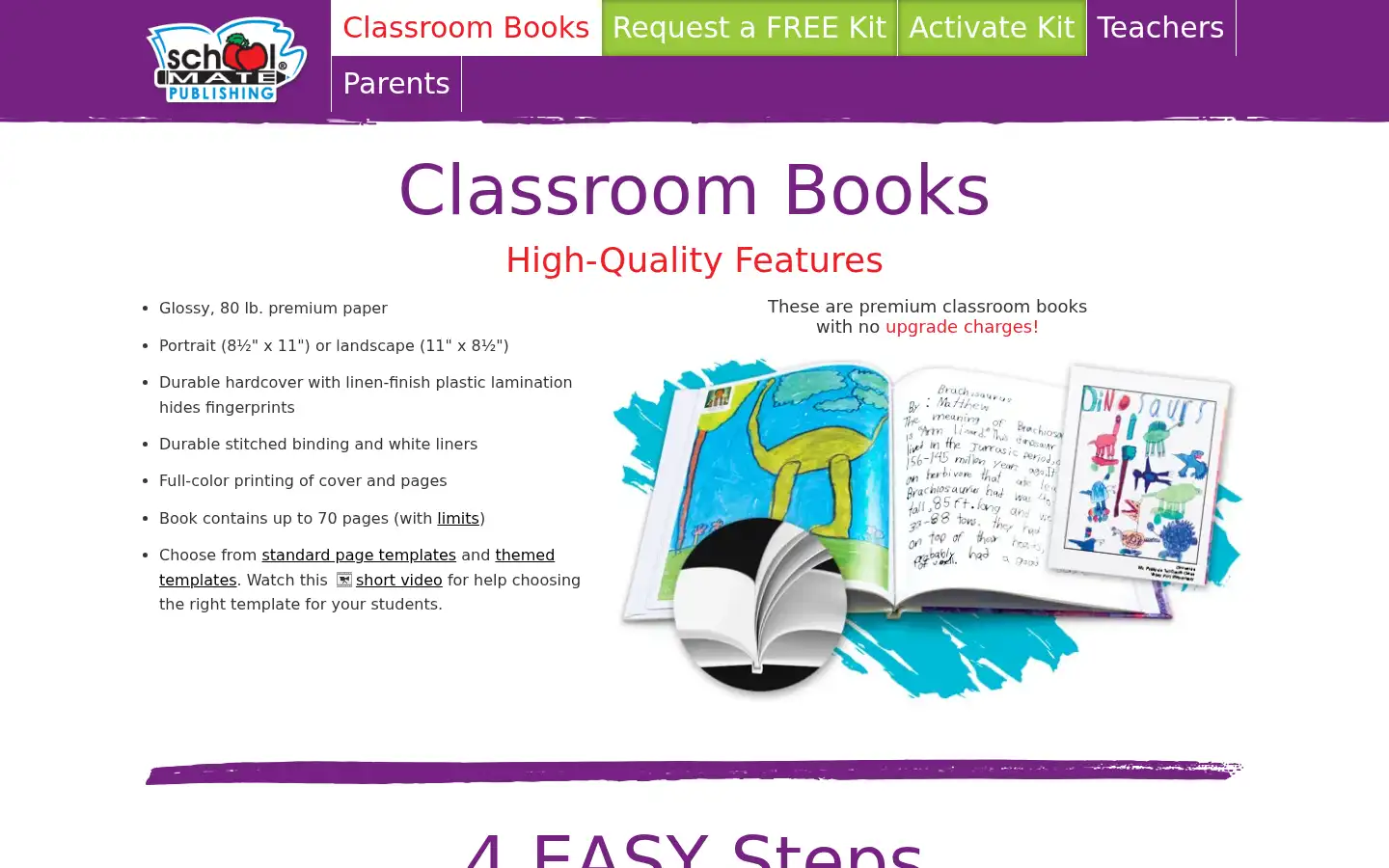 Screenshot of schoolmatepublishing.com
