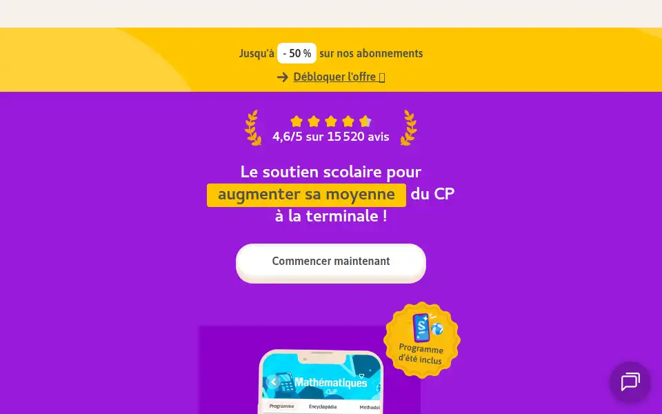 Screenshot of schoolmouv.fr