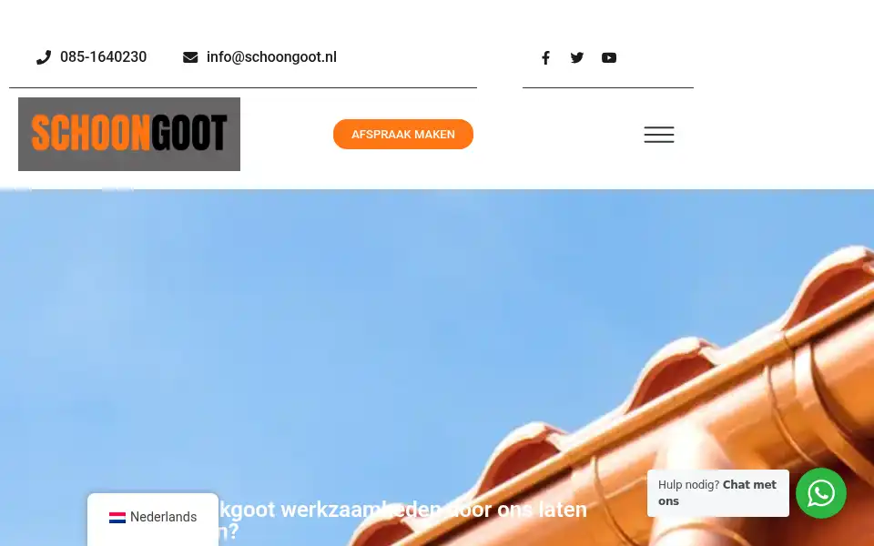 Screenshot of schoongoot.nl