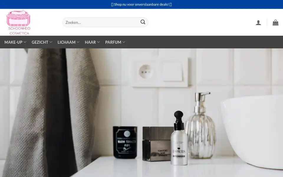 Screenshot of schoonheidwinkel.com