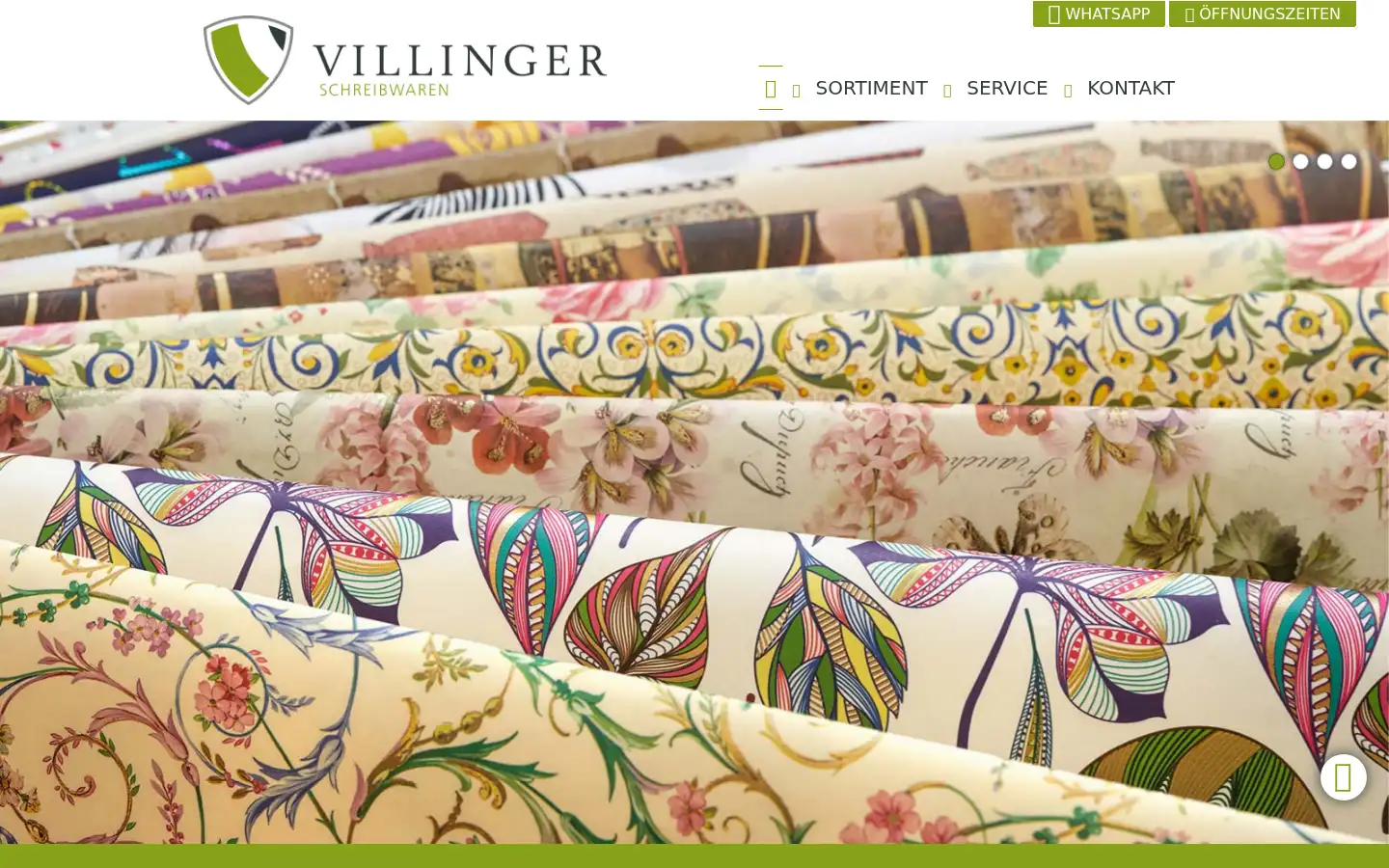 Screenshot of schreibwaren-villinger.de