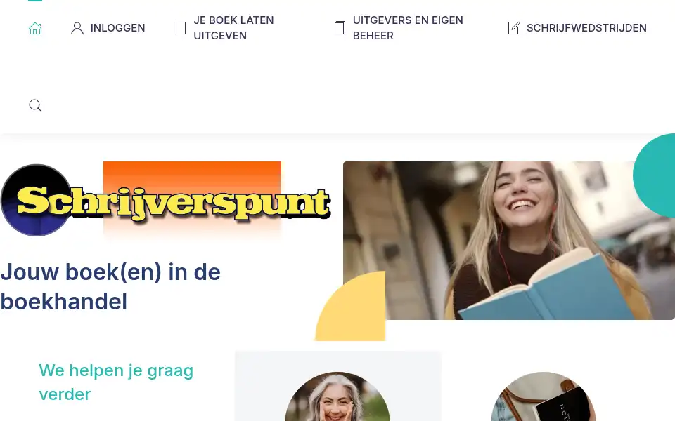 Screenshot of schrijverspunt.nl
