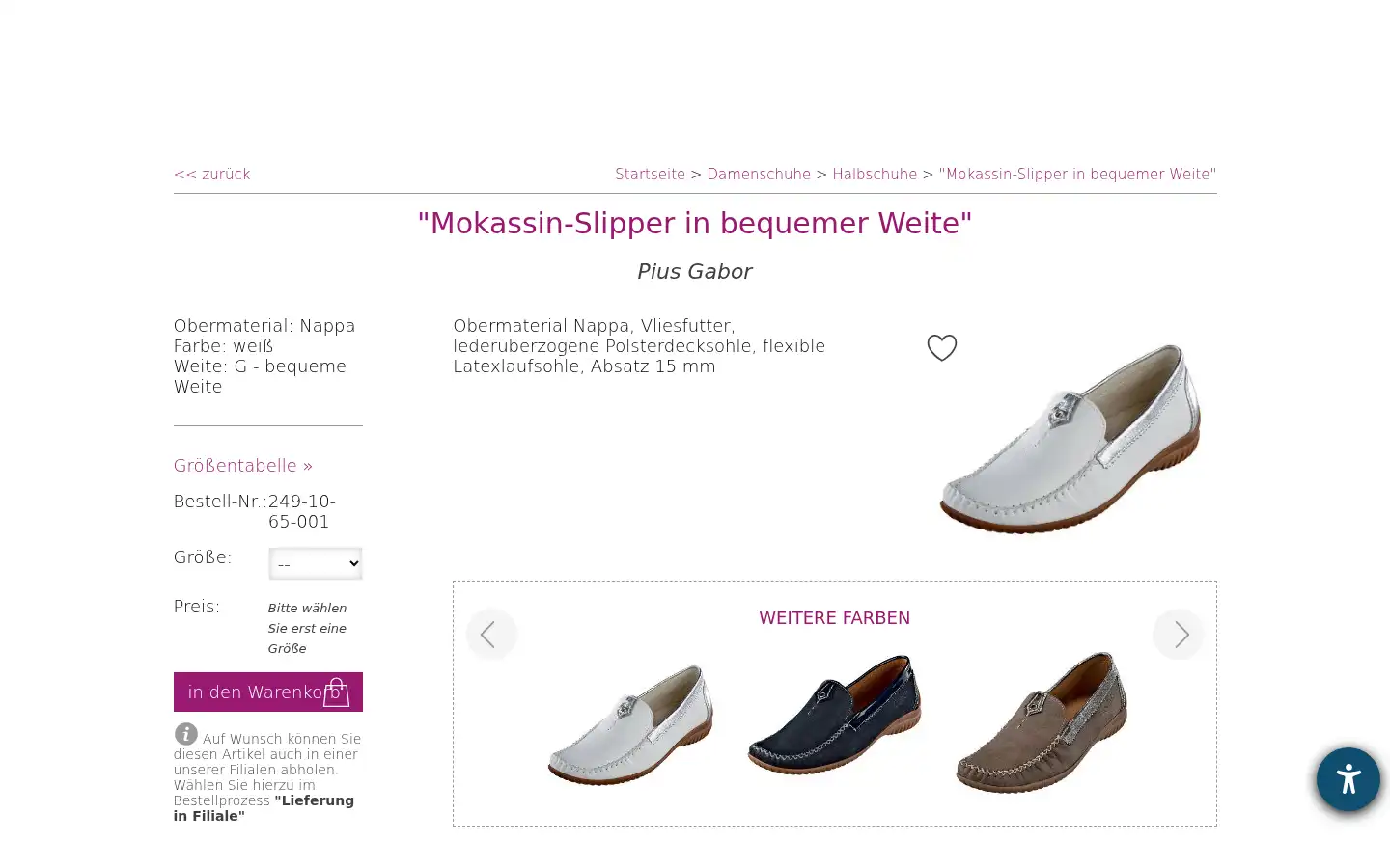 Screenshot of schuh-kauffmann.de