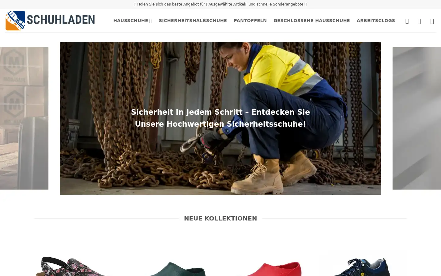 Screenshot of schuheverkauf-de.com