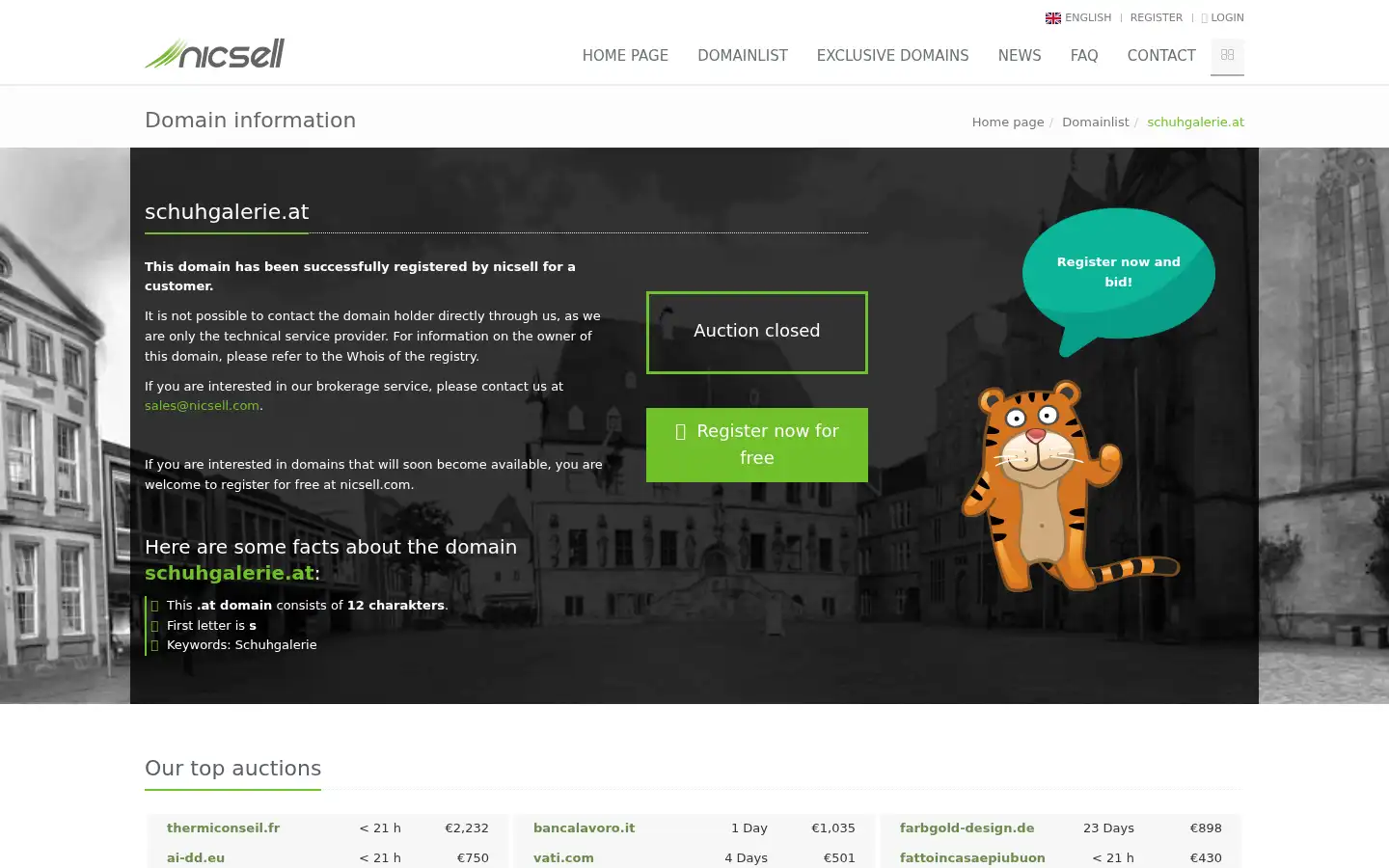 Screenshot of schuhgalerie.at