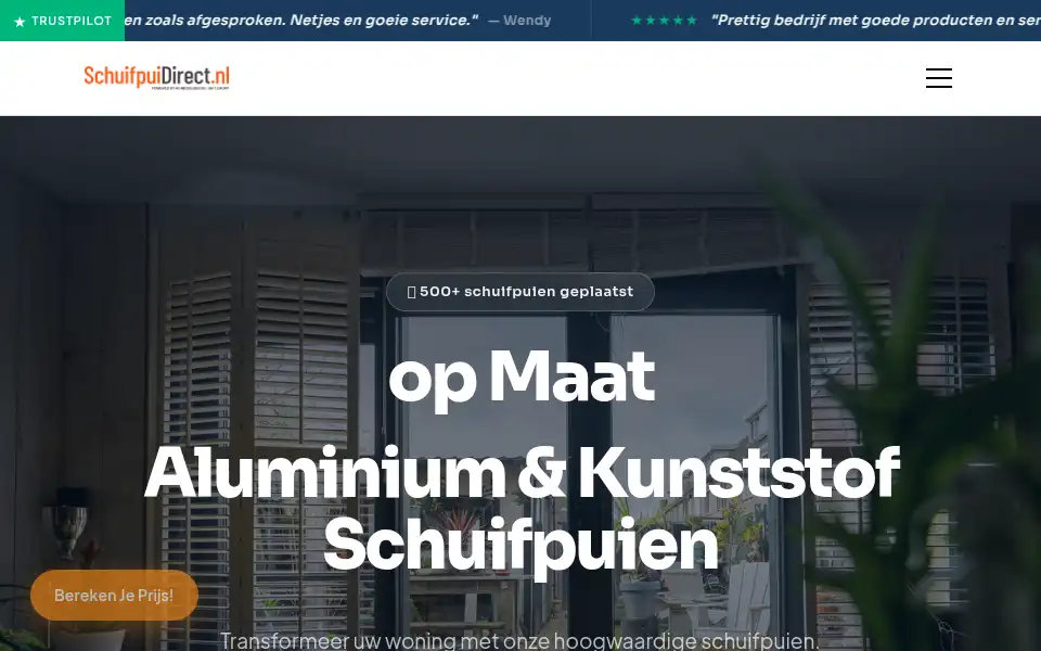 Screenshot of schuifpuidirect.nl