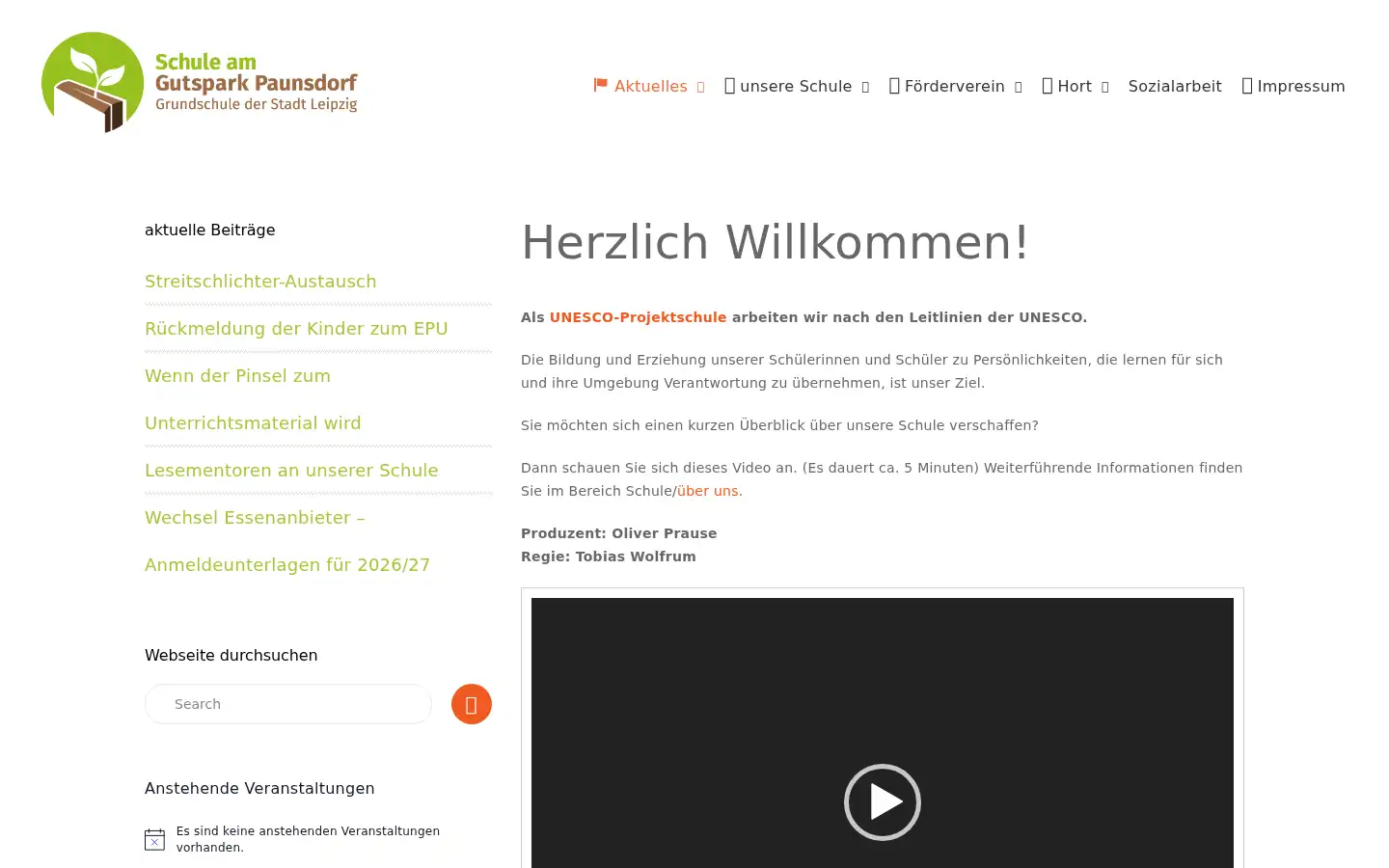 Screenshot of schuleamgutspark.de
