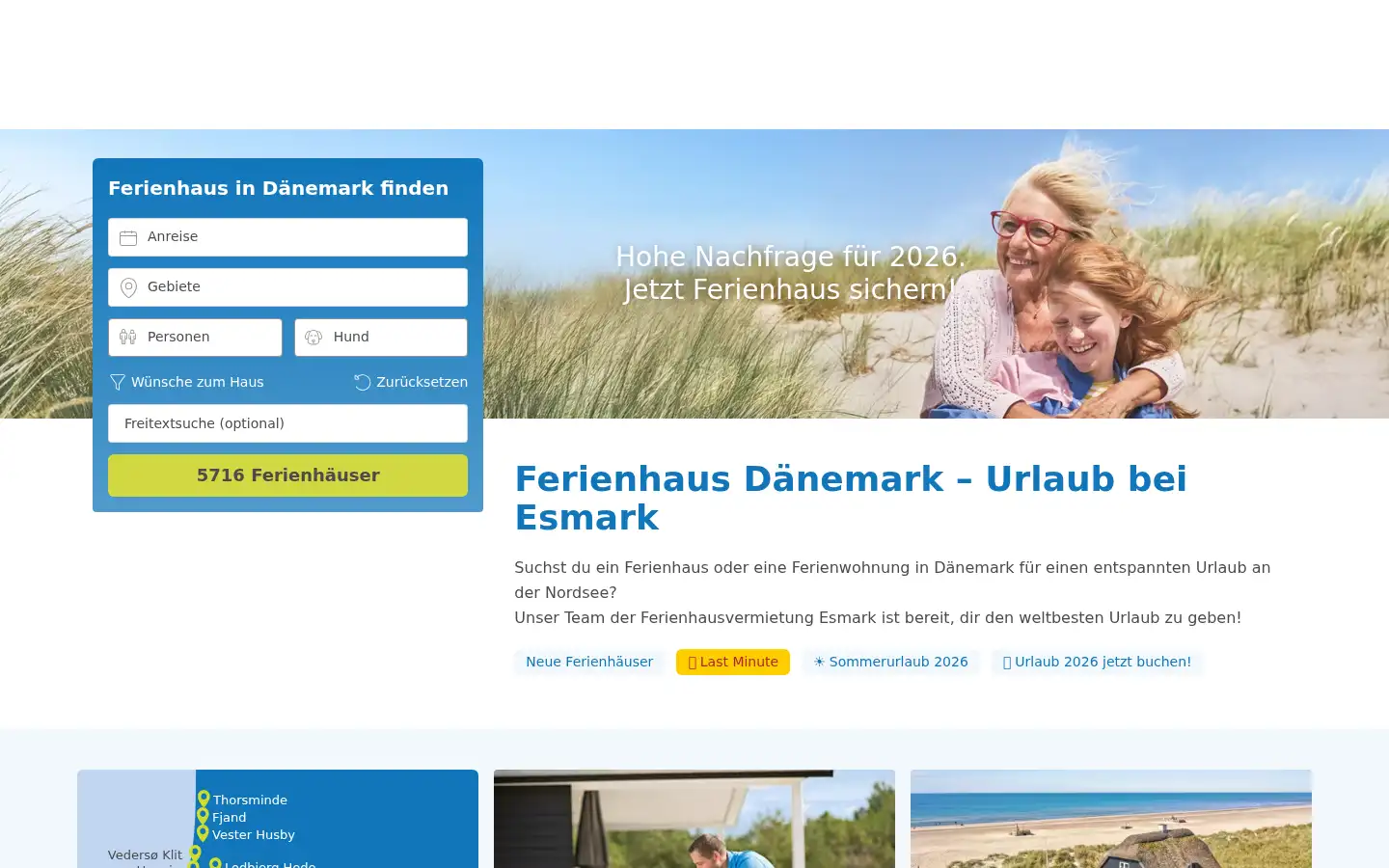 Screenshot of schultzferiehuse.de