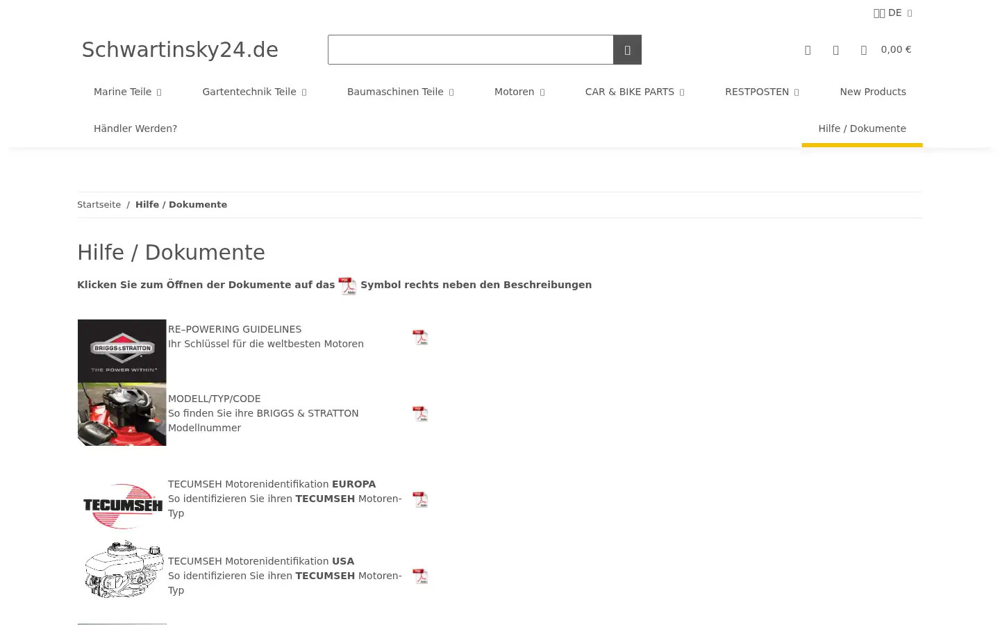Screenshot of schwartinsky24.de