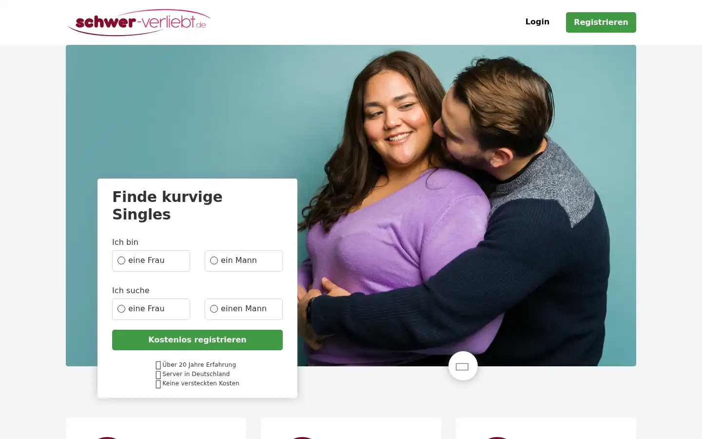 Screenshot of schwer-verliebt.de