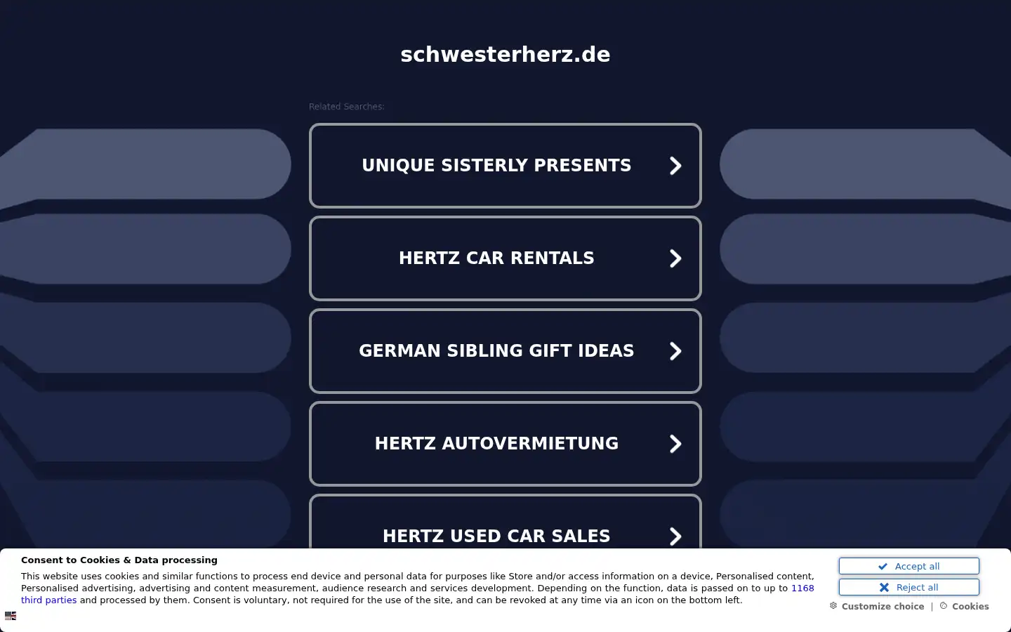 Screenshot of schwesterherz.de