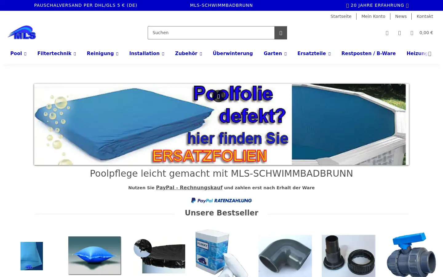 Screenshot of schwimmbad-brunn.de