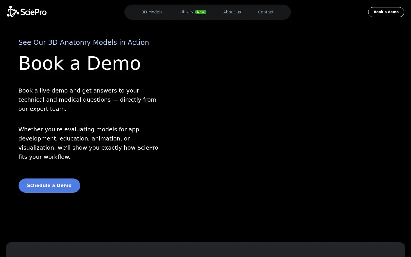 Screenshot of sciepro.com
