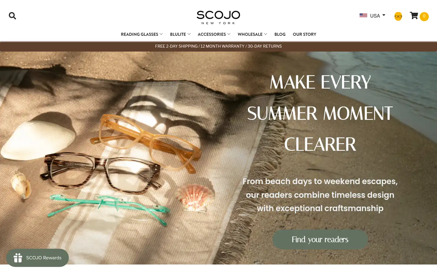 Screenshot of scojo.com